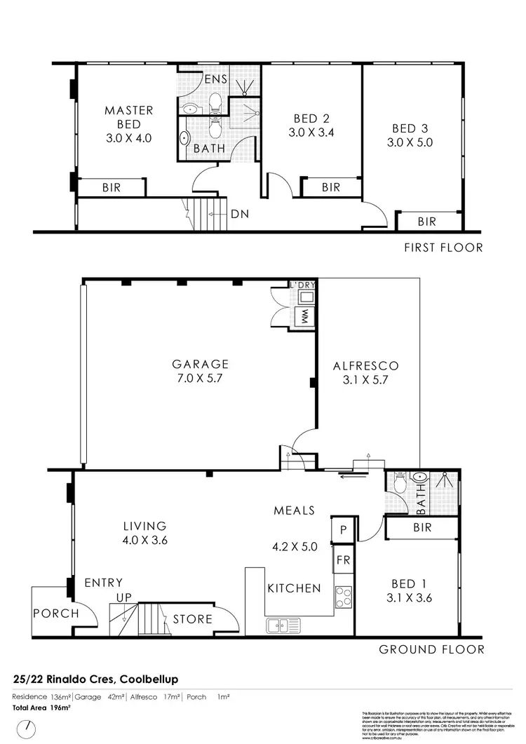 Floorplan of Homely house listing, 25/22 Rinaldo Cres, Coolbellup WA 6163