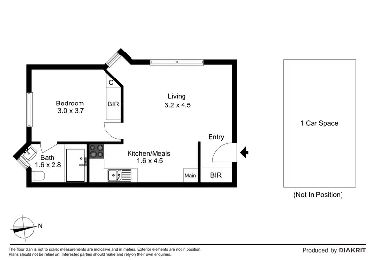 Floorplan of Homely apartment listing, 2/14 Forrest Street, Albion VIC 3020