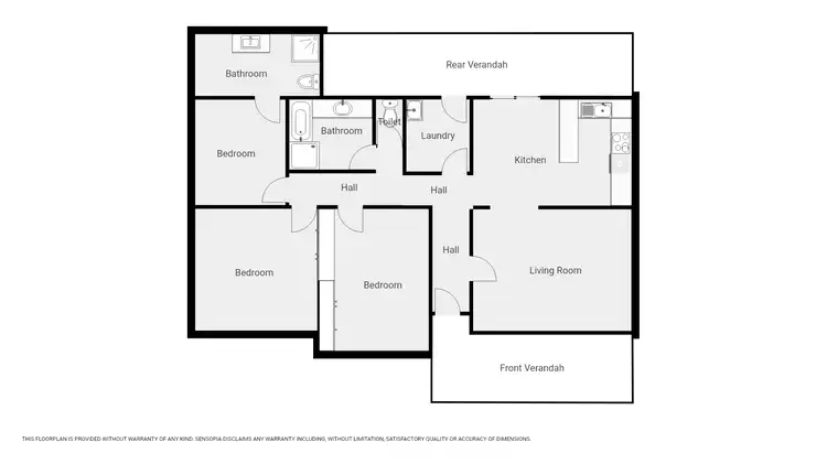 Floorplan of Homely house listing, 4 Walker St, Stawell VIC 3380