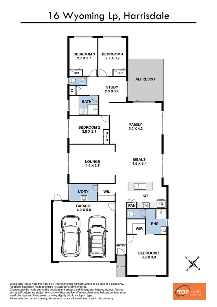 Floorplan of Homely house listing, 16 Wyoming Loop, Harrisdale WA 6112