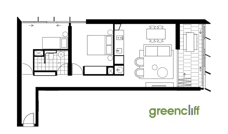 Floorplan of Homely apartment listing, 211/8 Central Park Ave, Chippendale NSW 2008