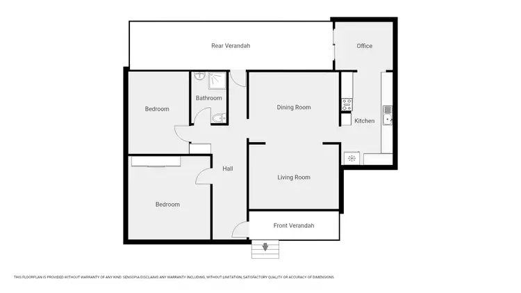 Floorplan of Homely house listing, 44 Darlington Rd, Stawell VIC 3380