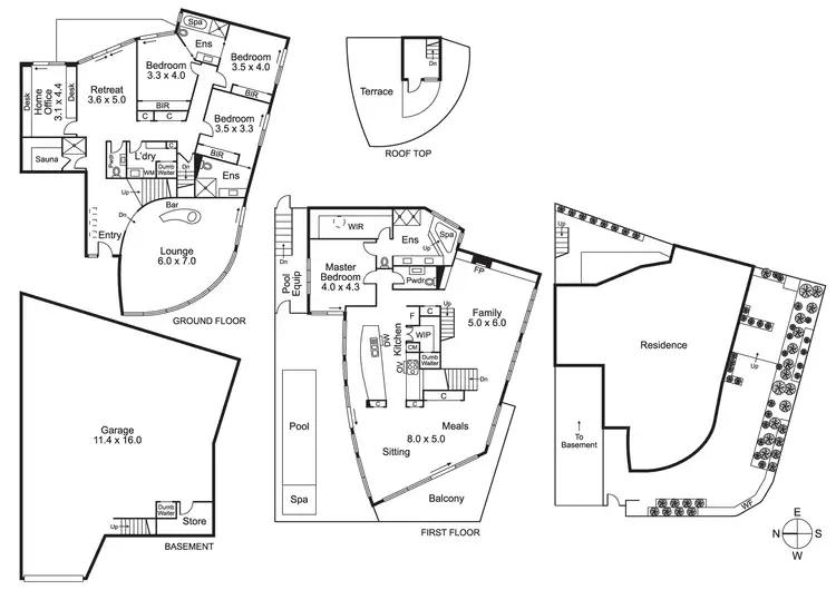 Floorplan of Homely house listing, 417 Beach Rd, Beaumaris VIC 3193