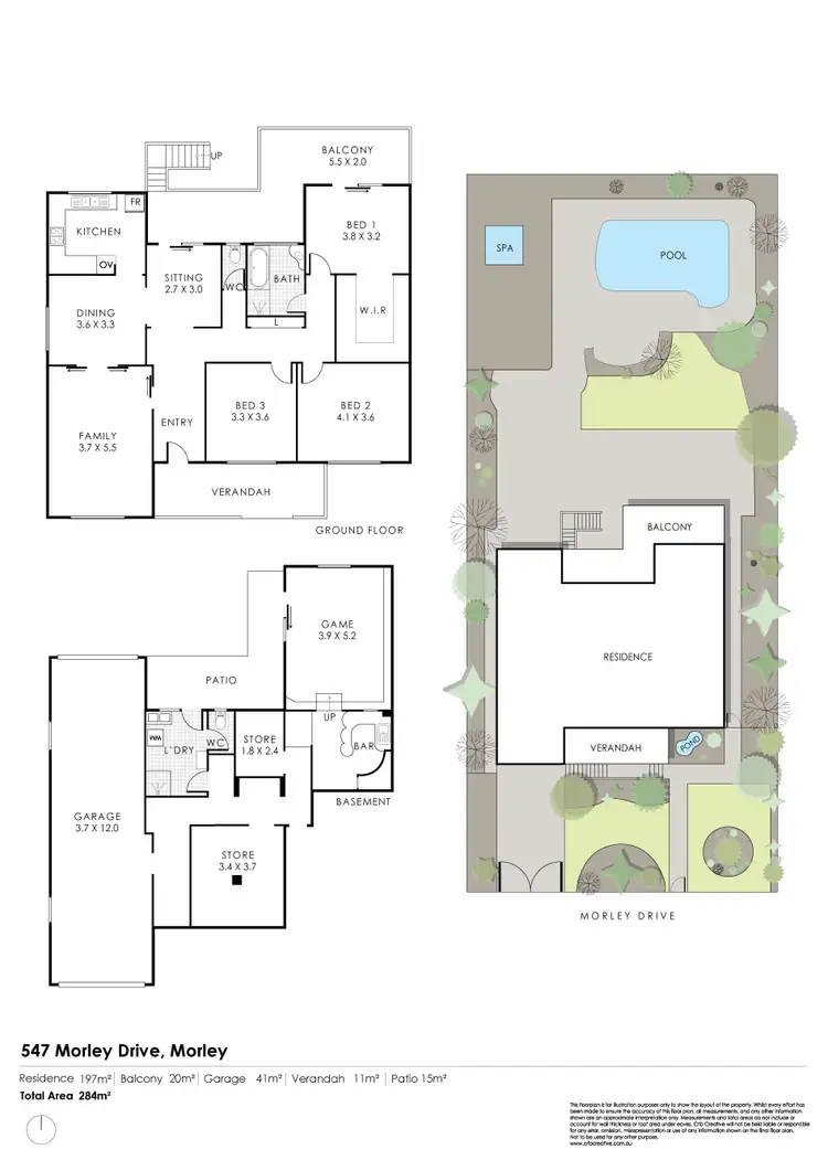 Floorplan of Homely house listing, 547 Morley Dr, Morley WA 6062