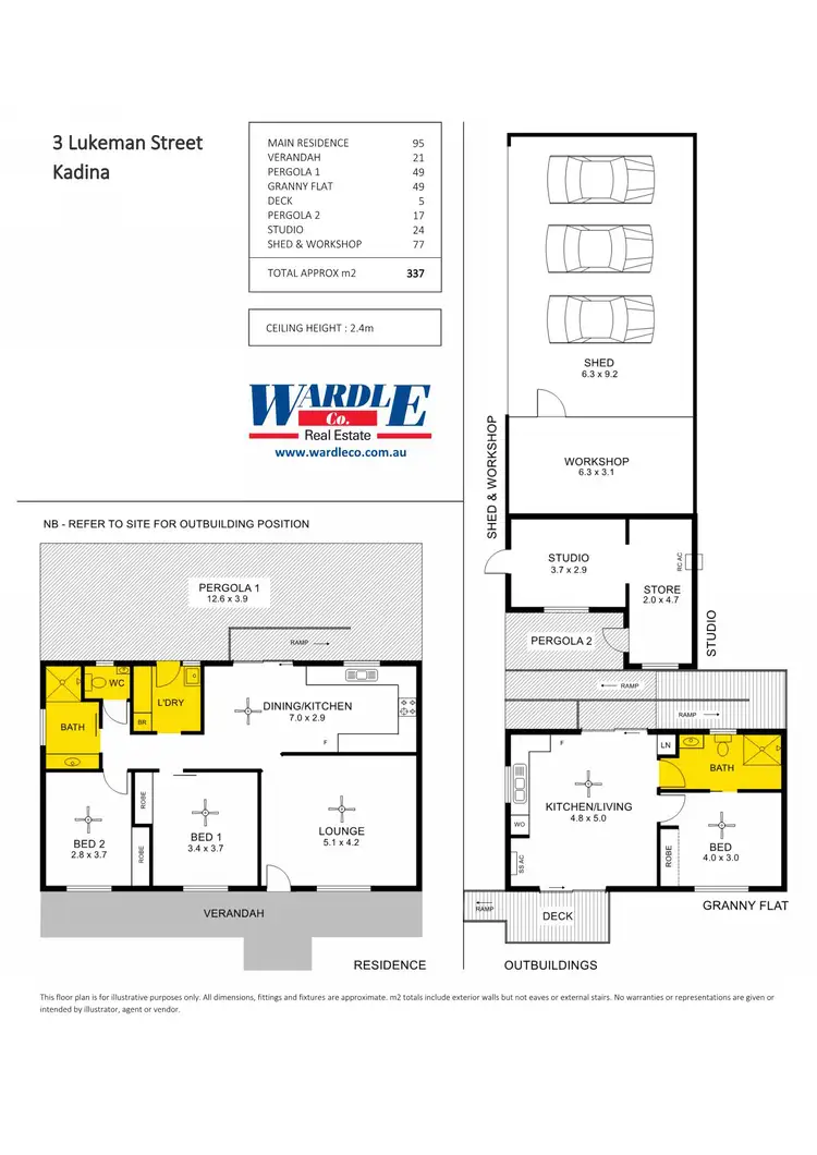Floorplan of Homely house listing, 3 Lukeman St, Kadina SA 5554
