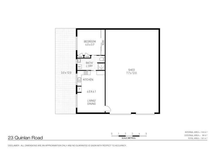 Floorplan of Homely house listing, 23 Quinlan Rd, Tamaree QLD 4570