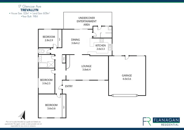Floorplan of Homely house listing, 17 Glencoe Ave, Trevallyn TAS 7250