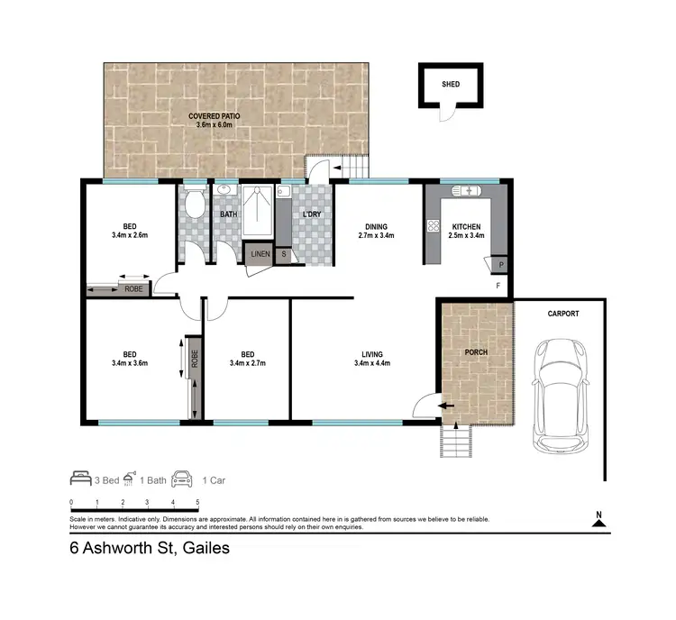 Floorplan of Homely house listing, 6 Ashworth Street, Gailes QLD 4300