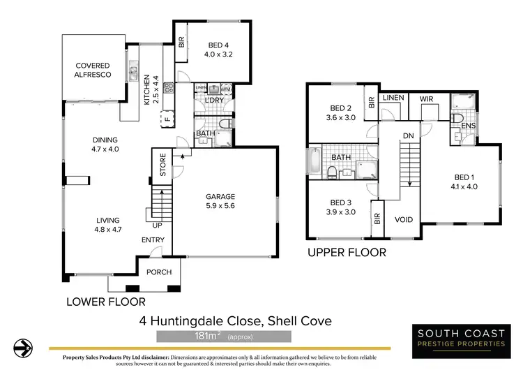Floorplan of Homely house listing, 4 Huntingdale Close, Shell Cove NSW 2529