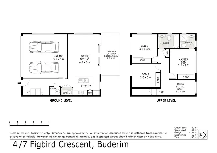 Floorplan of Homely townhouse listing, Unit 4/7 Figbird Cres, Buderim QLD 4556
