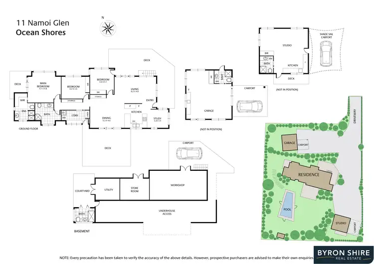 Floorplan of Homely house listing, 11 Namoi Glen, Ocean Shores NSW 2483