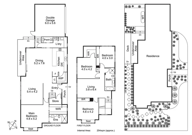 Floorplan of Homely townhouse listing, 1/7 Royal Avenue, Sandringham VIC 3191