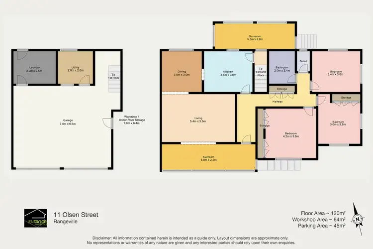 Floorplan of Homely house listing, 11 Olsen St, Rangeville QLD 4350