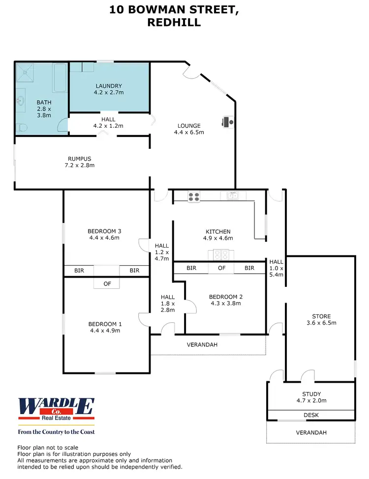 Floorplan of Homely house listing, 10 Bowman St, Redhill SA 5521