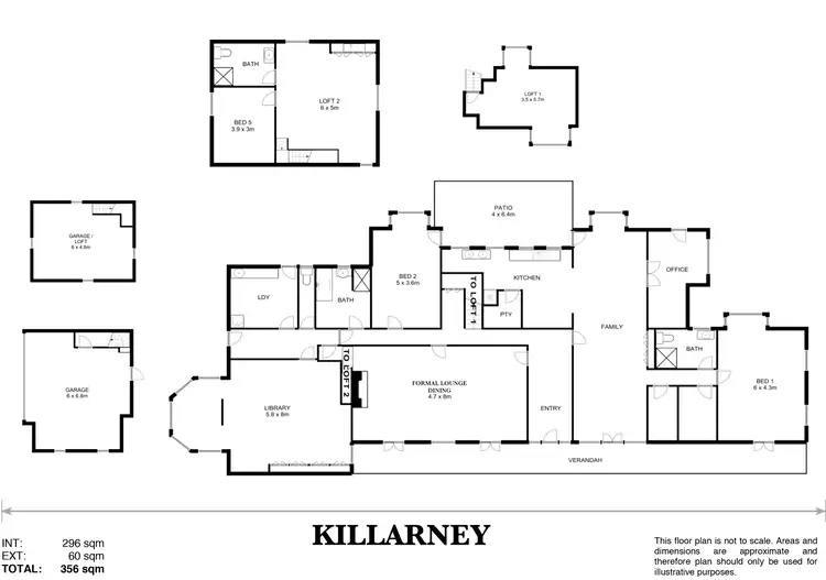 Floorplan of Homely rural property listing, 312 Ferny Creek Rd, Wootton NSW 2423
