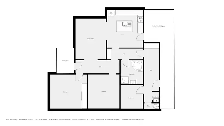 Floorplan of Homely house listing, 43 Clifton Ave, Stawell VIC 3380