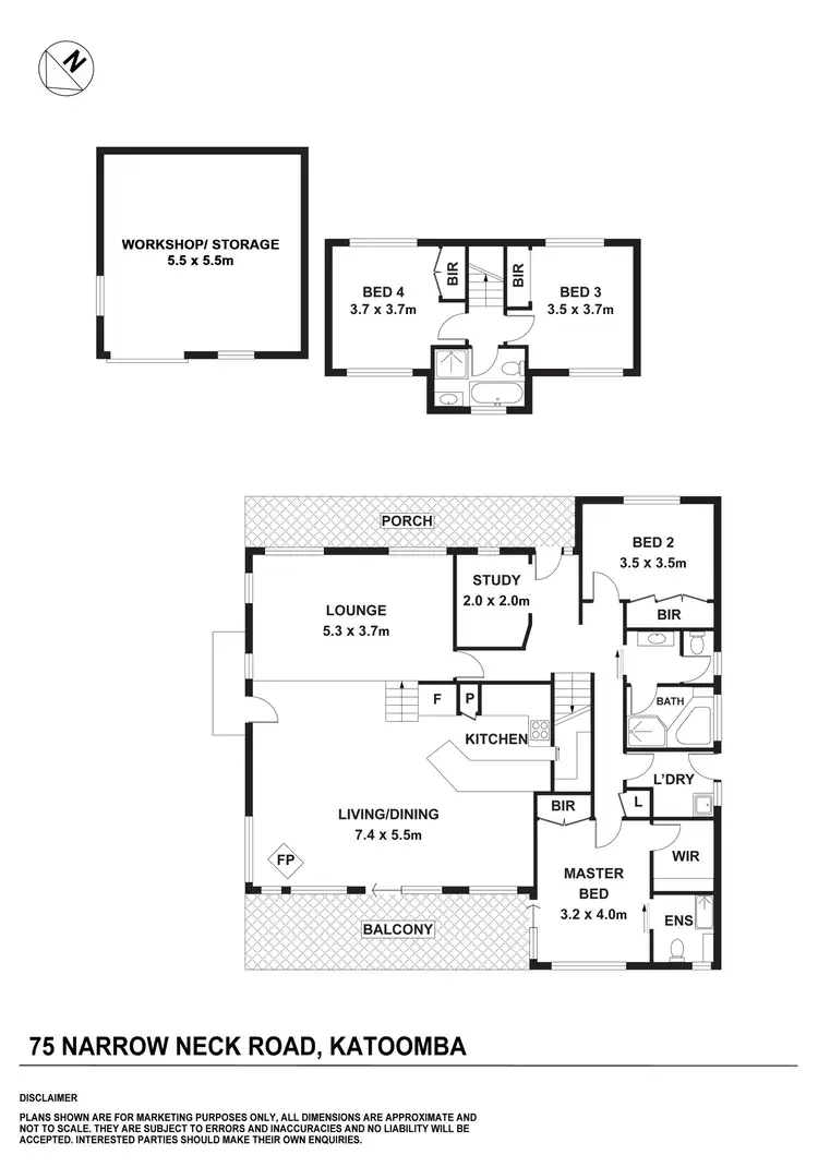 Floorplan of Homely house listing, 75 Narrow Neck Rd, Katoomba NSW 2780