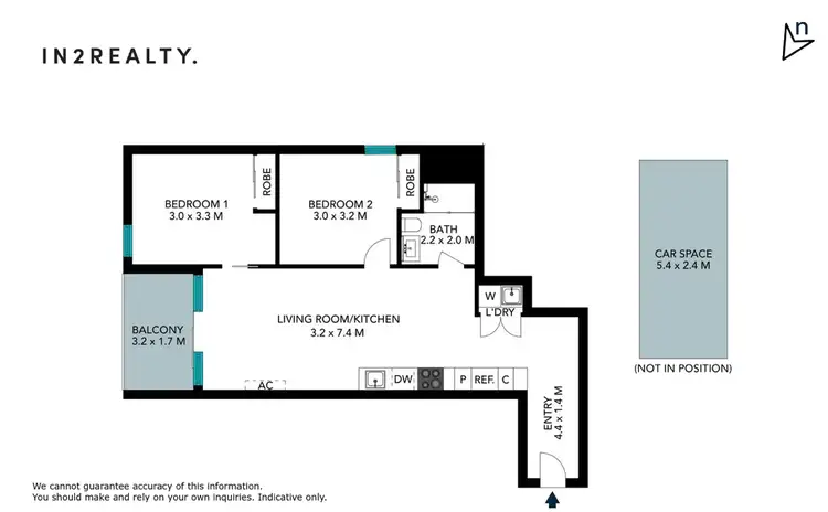 Floorplan of Homely apartment listing, 910/61 Galada Ave, Parkville VIC 3052