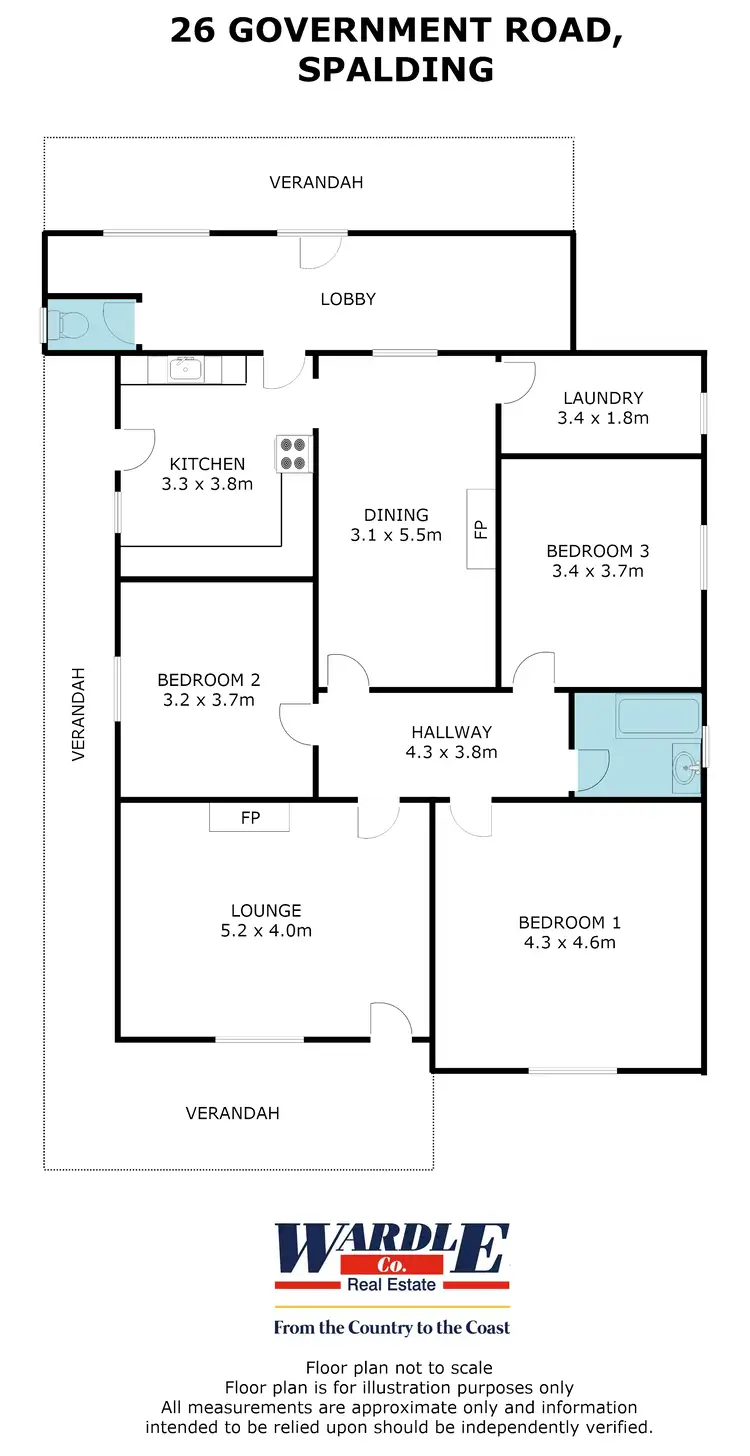 Floorplan of Homely house listing, 26 Government Road, Spalding SA 5454