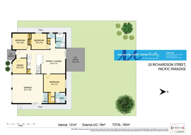 Floorplan of Homely house listing, 20 Richardson St, Pacific Paradise QLD 4564