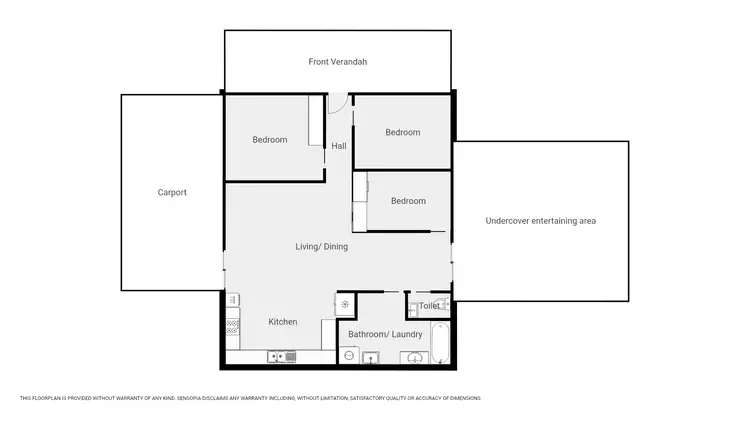 Floorplan of Homely house listing, 18 Kofoed St, Stawell VIC 3380