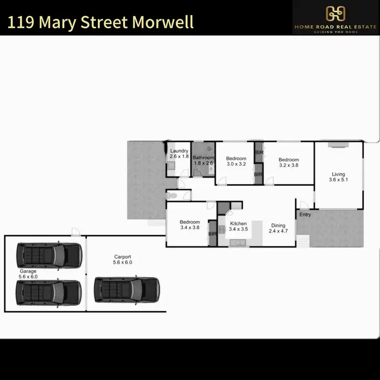 Floorplan of Homely house listing, 119 Mary Street, Morwell VIC 3840