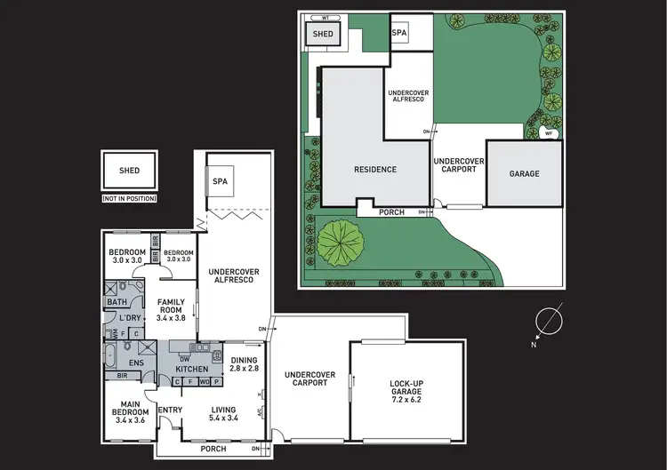 Floorplan of Homely house listing, 16 David Street, Hampton Park VIC 3976