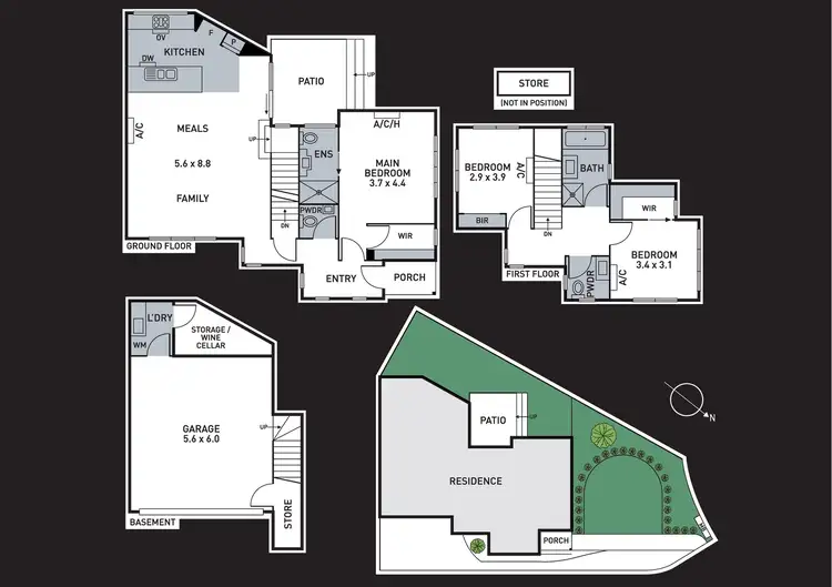 Floorplan of Homely house listing, 1/17 Rheanva Street, Berwick VIC 3806