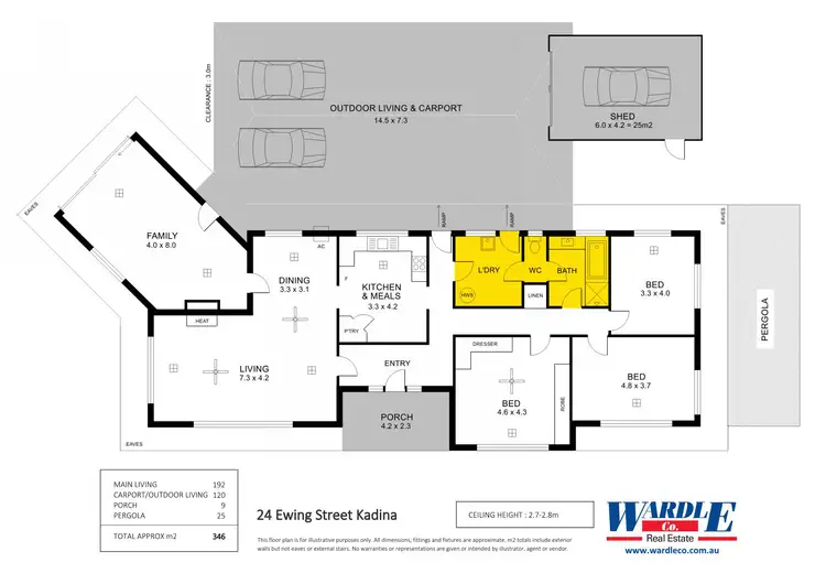Floorplan of Homely house listing, 24 Ewing St, Kadina SA 5554