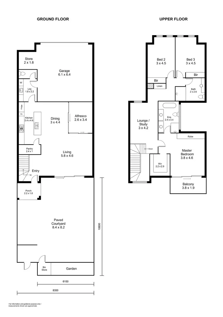 Floorplan of Homely townhouse listing, Unit 2/79 Williams Rd, Nedlands WA 6009