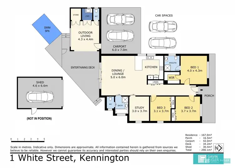 Floorplan of Homely house listing, 1 White St, Kennington VIC 3550
