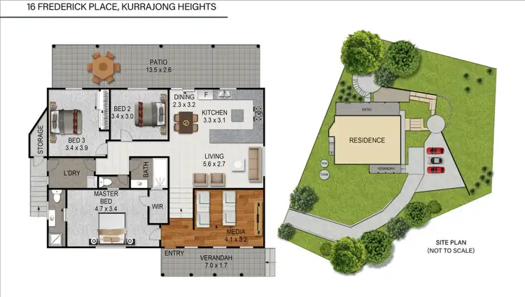 Floorplan of Homely house listing, 16 Frederick Pl, Kurrajong Heights NSW 2758