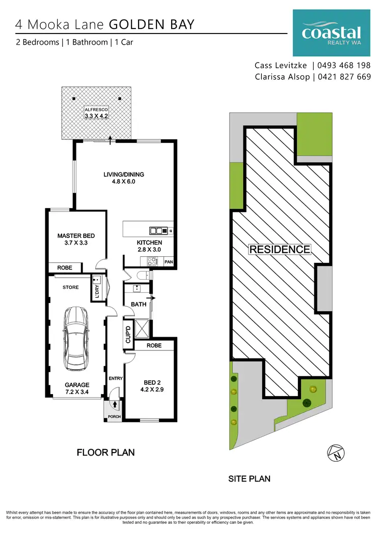 Floorplan of Homely house listing, 4 Mooka Lane, Golden Bay WA 6174