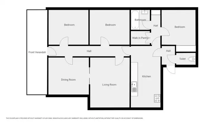 Floorplan of Homely house listing, 27 Shirreff St, Stawell VIC 3380