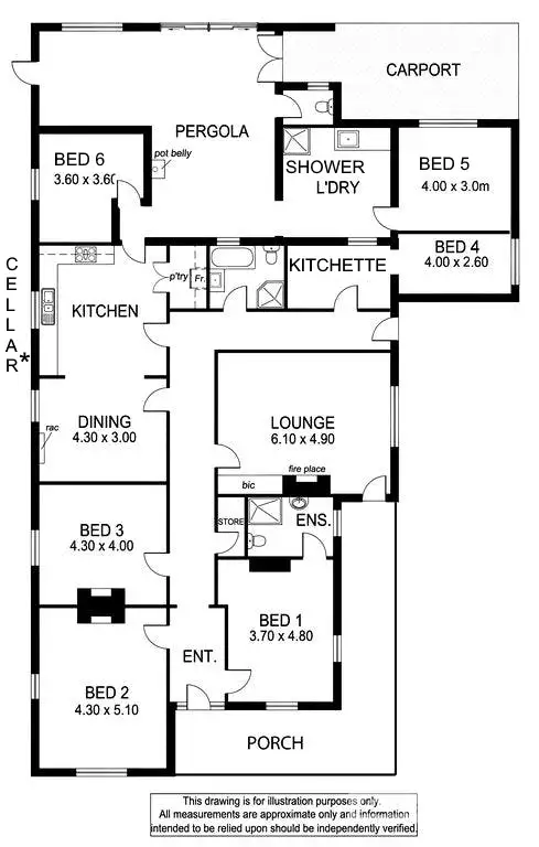 Floorplan of Homely house listing, 14 Main Street, Millicent SA 5280