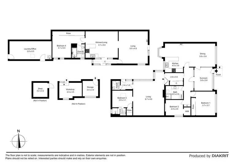 Floorplan of Homely house listing, 19 Romsey Avenue, Sunshine North VIC 3020