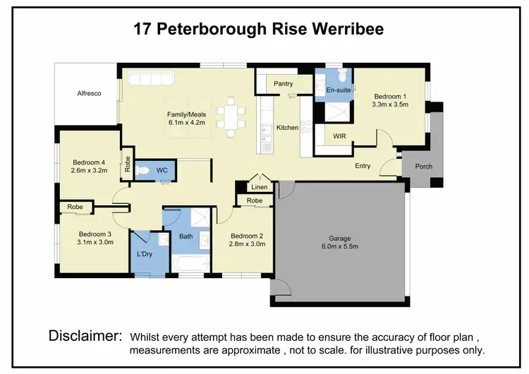 Floorplan of Homely house listing, 17 Peterborough Rise, Werribee VIC 3030
