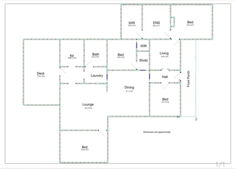 Floorplan of Homely rural property listing, 1519 Preston Road, Preston TAS 7315