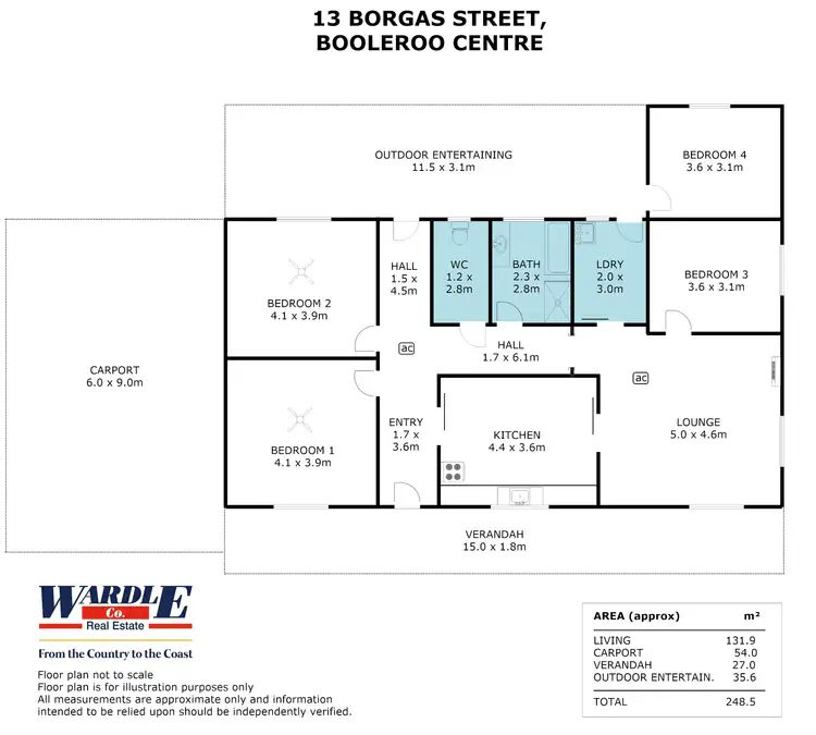 Floorplan of Homely house listing, 13 Borgas St, Booleroo Centre SA 5482