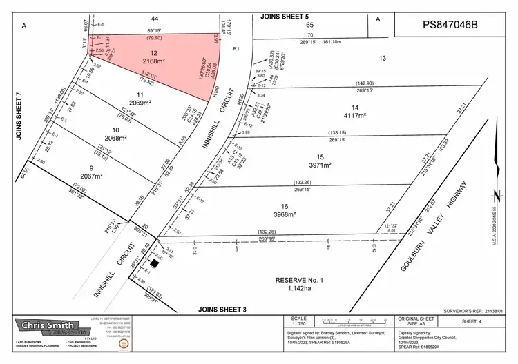 Floorplan of Homely land listing, 17 Innishill Cct, Shepparton North VIC 3631