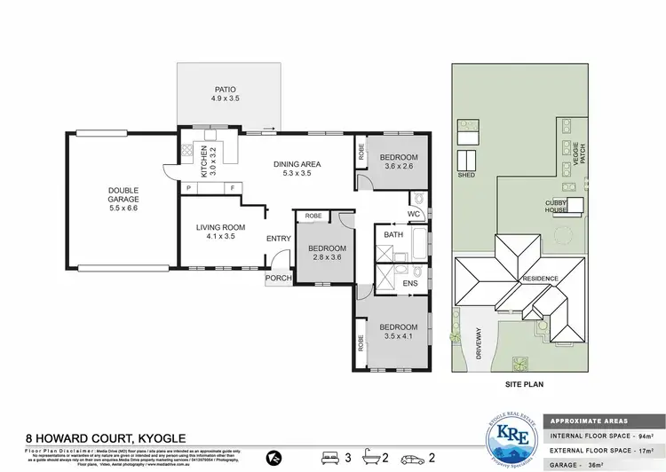 Floorplan of Homely house listing, 8 Howard Ct, Kyogle NSW 2474
