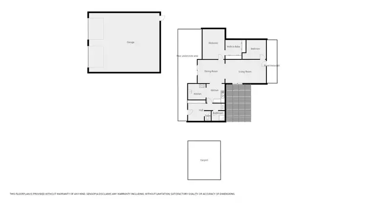 Floorplan of Homely house listing, 18 Crowlands Rd, Stawell VIC 3380