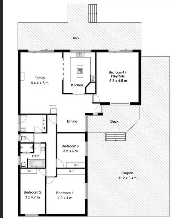 Floorplan of Homely house listing, 58 Powell Ave, Robe SA 5276