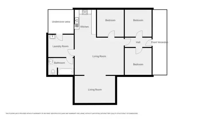 Floorplan of Homely house listing, 16 Doyle St, Stawell VIC 3380