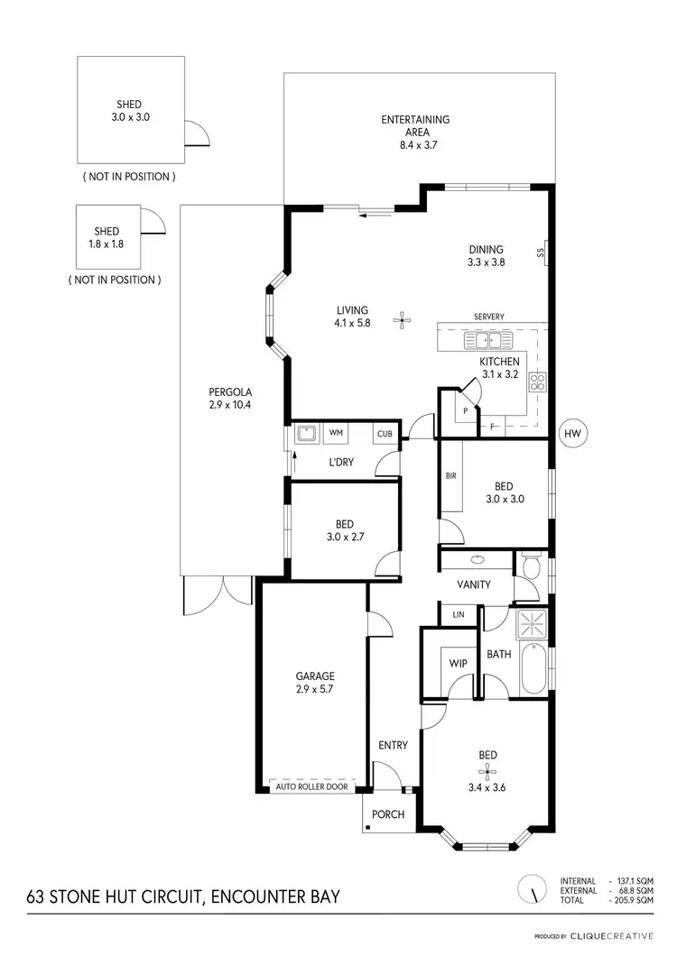 Floorplan of Homely house listing, 63 Stone Hut Cct, Encounter Bay SA 5211