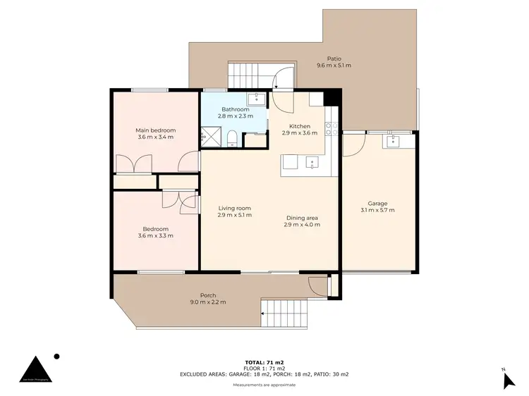 Floorplan of Homely unit listing, Unit 6/89 Princes Hwy, Eden NSW 2551