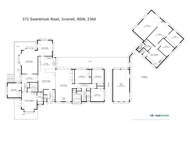 Floorplan of Homely rural property listing, 372 Swanbrook Road, Inverell NSW 2360