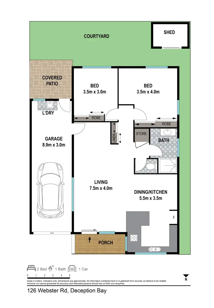 Floorplan of Homely house listing, Villa 126/1 Webster Rd, Deception Bay QLD 4508