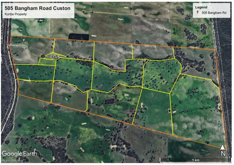 Floorplan of Homely rural property listing, 505 Bangham Rd, Custon SA 5269