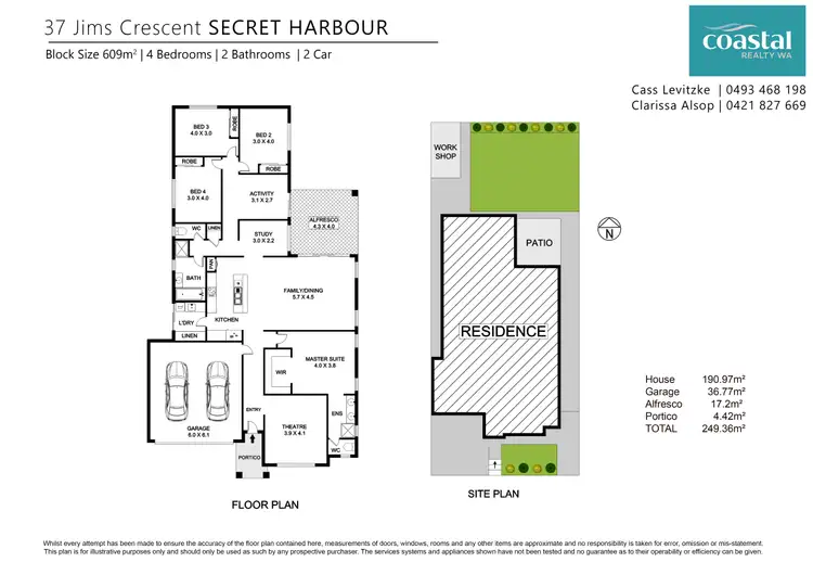 Floorplan of Homely house listing, 37 Jims Cres, Secret Harbour WA 6173